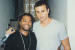 Backstage with Enrique Iglesias 